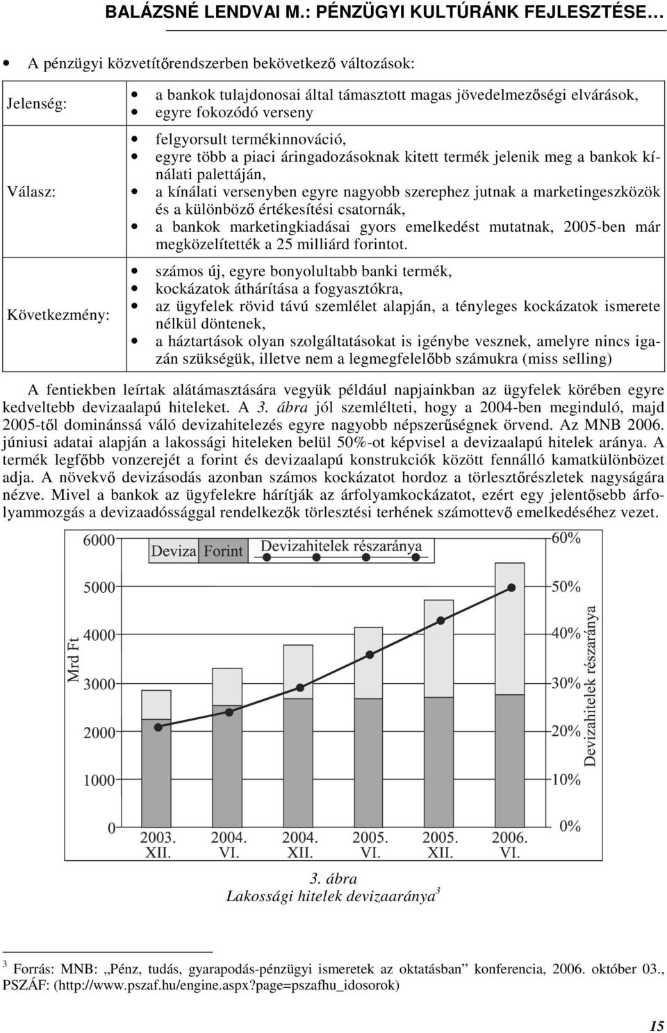 értékesítési csatornák, a bankok marketingkiadásai gyors emelkedést mutatnak, 2005-ben már megközelítették a 25 milliárd forintot.