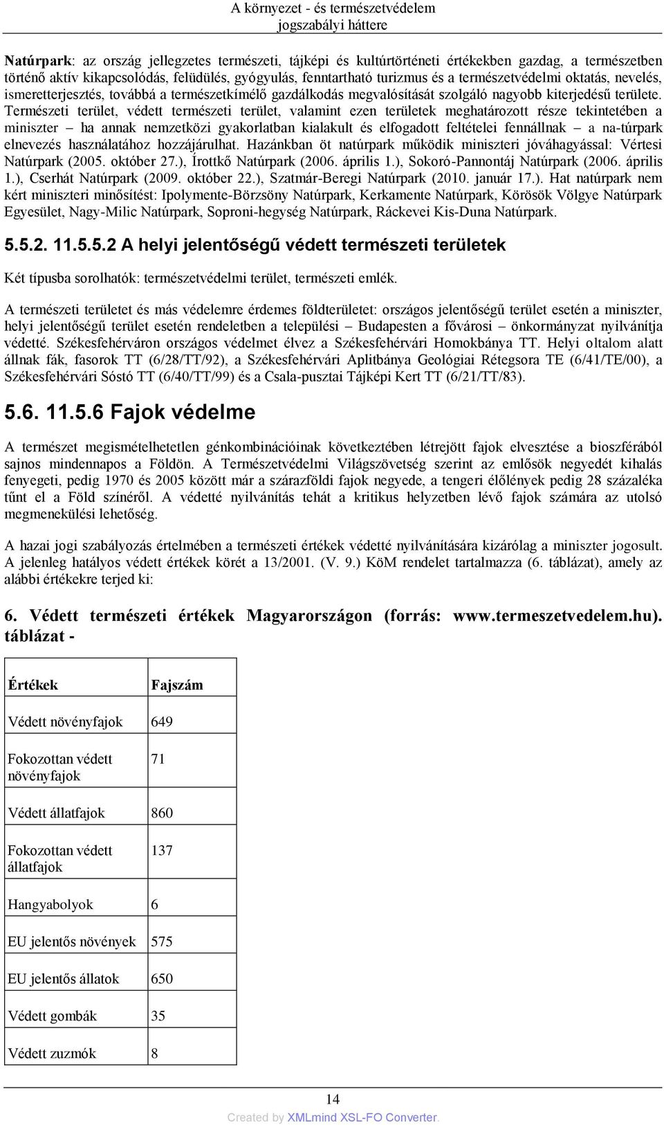 Természeti terület, védett természeti terület, valamint ezen területek meghatározott része tekintetében a miniszter ha annak nemzetközi gyakorlatban kialakult és elfogadott feltételei fennállnak a