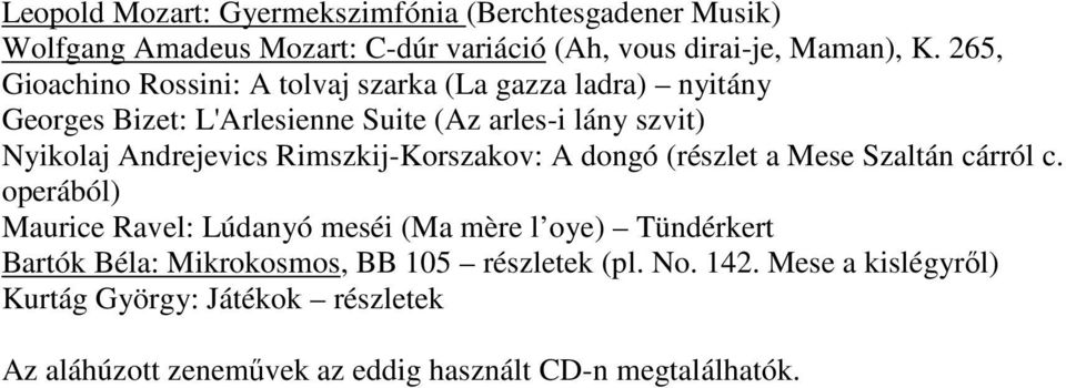 Andrejevics Rimszkij-Korszakov: A dongó (részlet a Mese Szaltán cárról c.