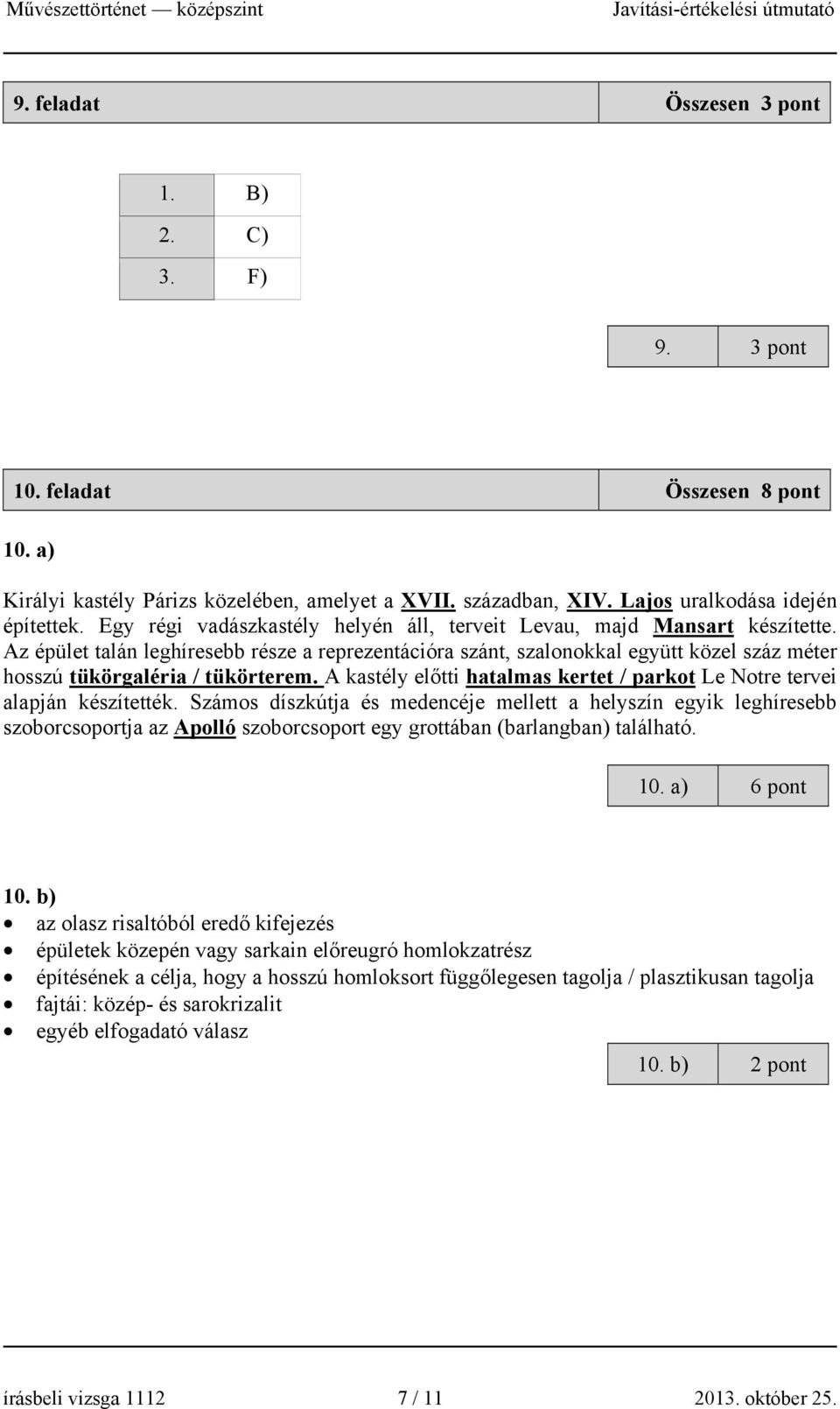 Az épület talán leghíresebb része a reprezentációra szánt, szalonokkal együtt közel száz méter hosszú tükörgaléria / tükörterem.