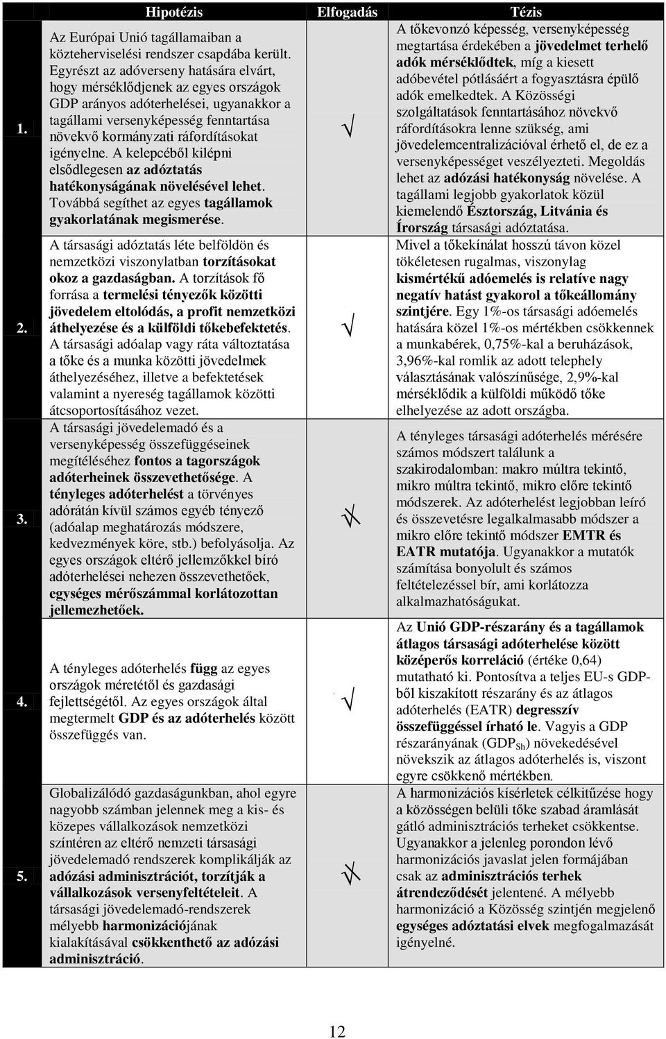 igényelne. A kelepcéből kilépni elsődlegesen az adóztatás hatékonyságának növelésével lehet. Továbbá segíthet az egyes tagállamok gyakorlatának megismerése.