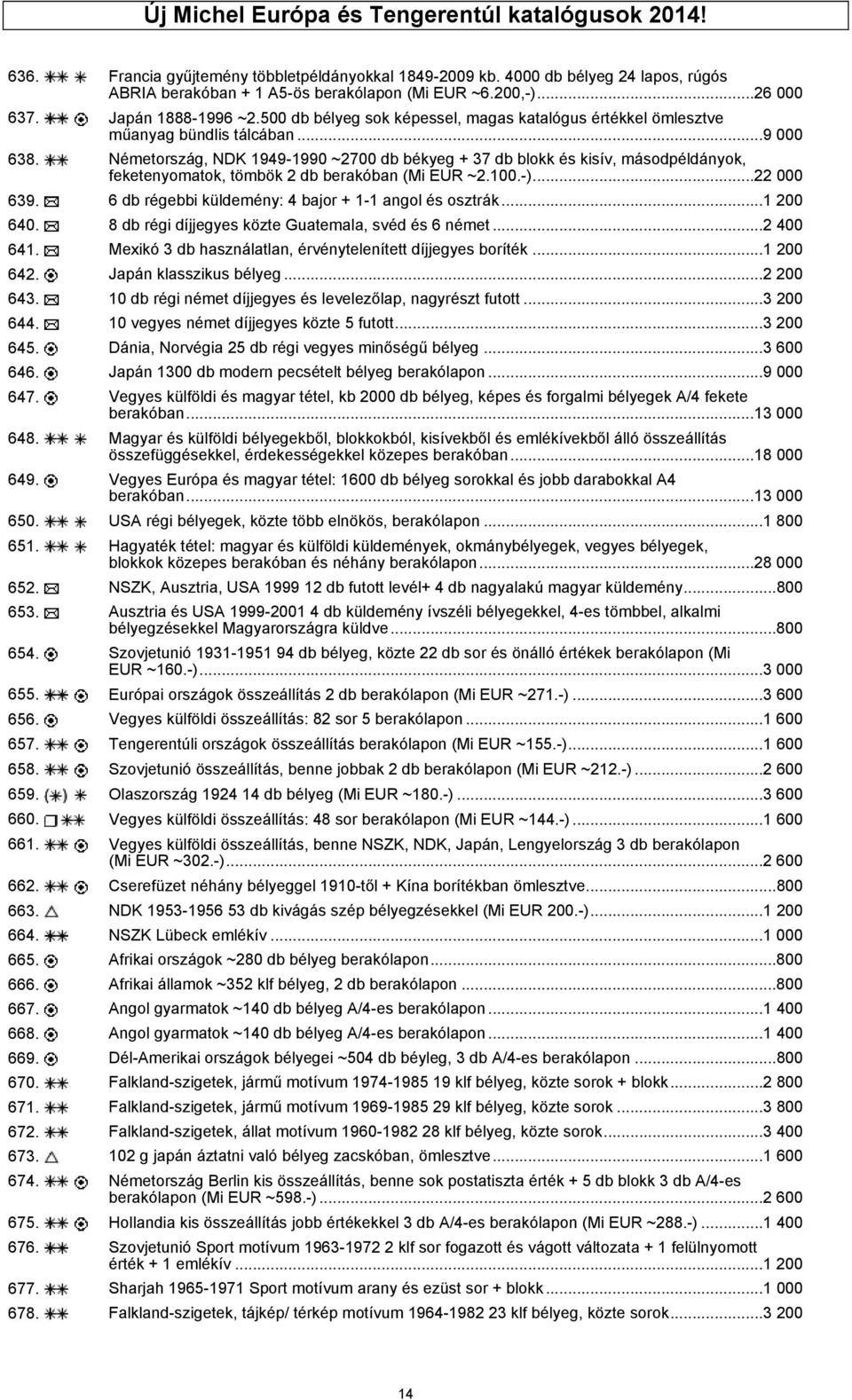 Németország, NDK 1949-1990 ~2700 db békyeg + 37 db blokk és kisív, másodpéldányok, feketenyomatok, tömbök 2 db berakóban (Mi EUR ~2.100.-)...22 000 639.