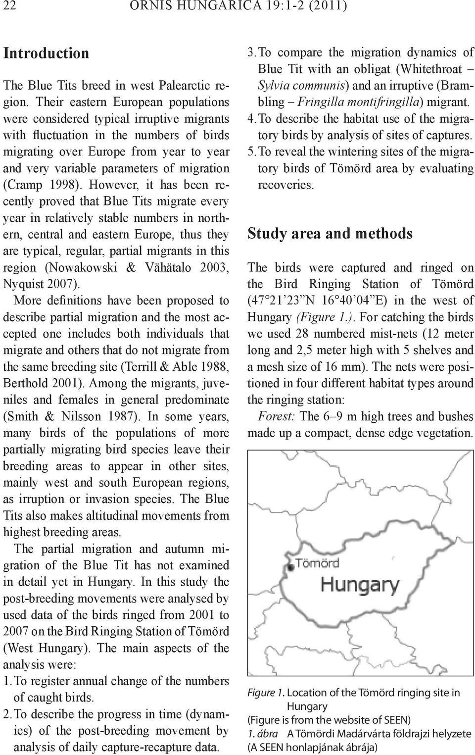 migration (Cramp 1998).