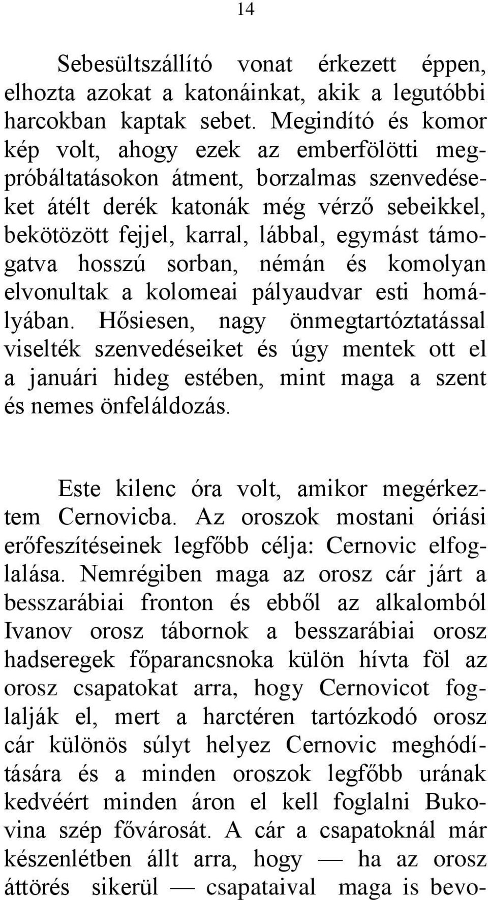 támogatva hosszú sorban, némán és komolyan elvonultak a kolomeai pályaudvar esti homályában.