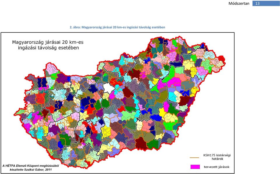 járásai 20 km-es