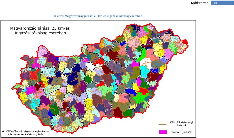 járásai 25 km-es