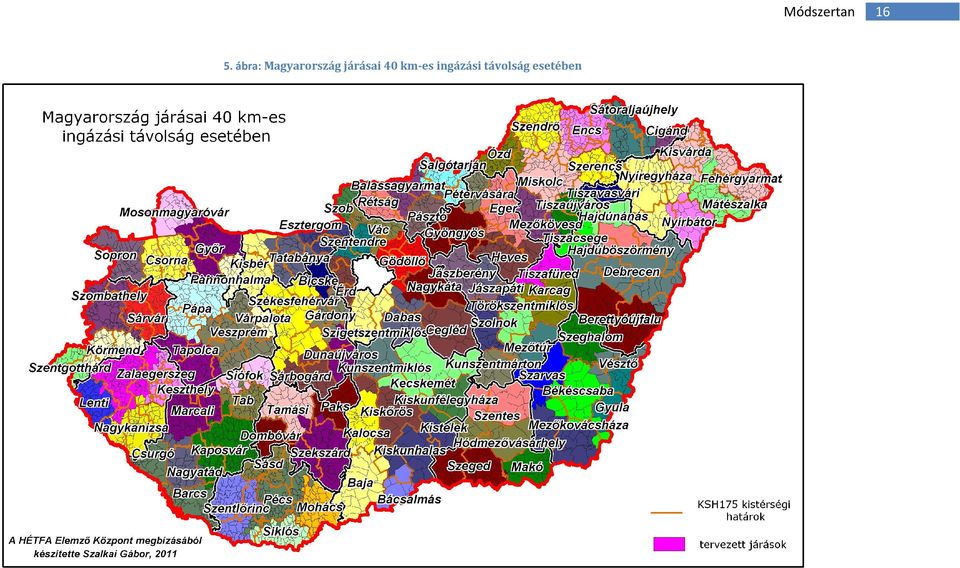 járásai 40 km-es