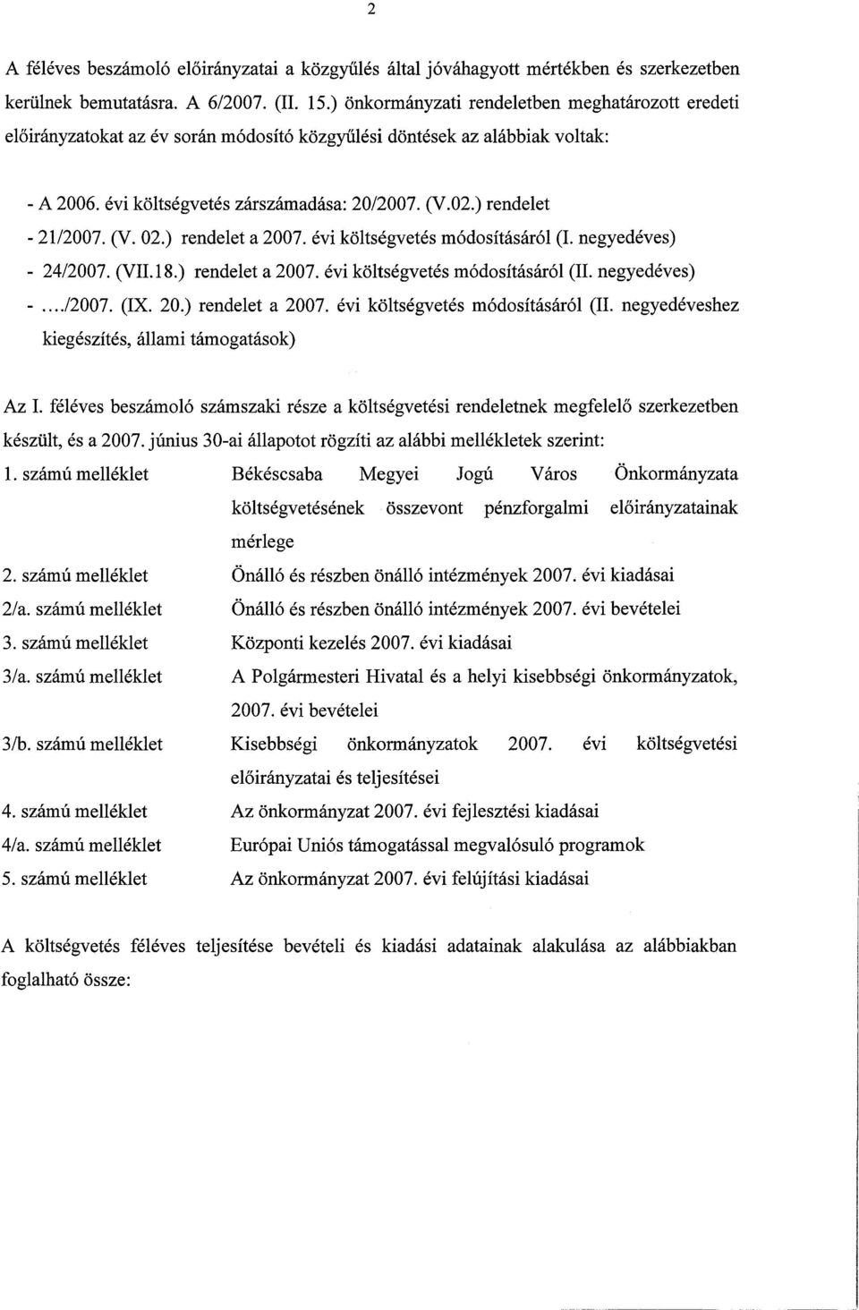 évi költségvetés módsításáról (L negyedéves) - /00. (VII..) rendelet a 00. évi költségvetés módsításáról (IL negyedéves) -..../00. (Ix. 0.) rendelet a 00. évi költségvetés módsításáról (II.