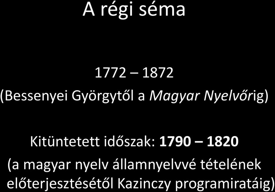 1790 1820 (a magyar nyelv államnyelvvé