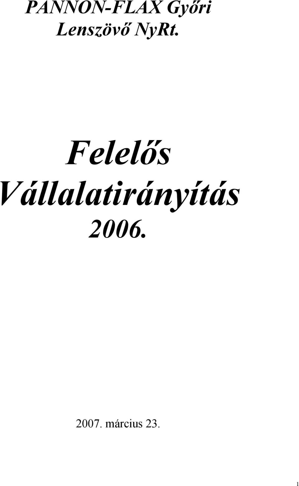 Felelős