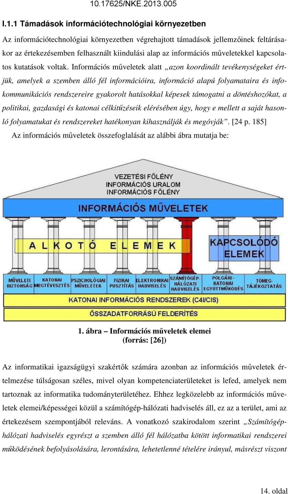 Információs műveletek alatt azon koordinált tevékenységeket értjük, amelyek a szemben álló fél információira, információ alapú folyamataira és infokommunikációs rendszereire gyakorolt hatásokkal