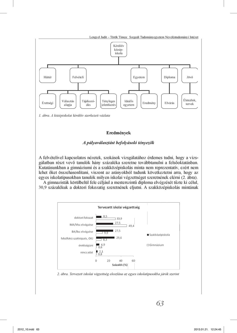 tanulók hány százaléka szeretne továbbtanulni a felsőoktatásban.