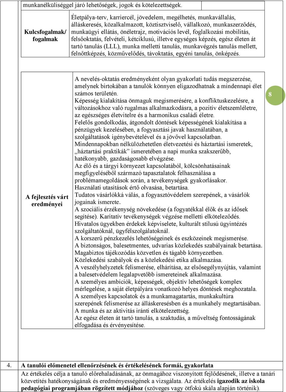 motivációs levél, foglalkozási mobilitás, felsőoktatás, felvételi, kétciklusú, illetve egységes képzés, egész életen át tartó tanulás (LLL), munka melletti tanulás, munkavégzés tanulás mellett,