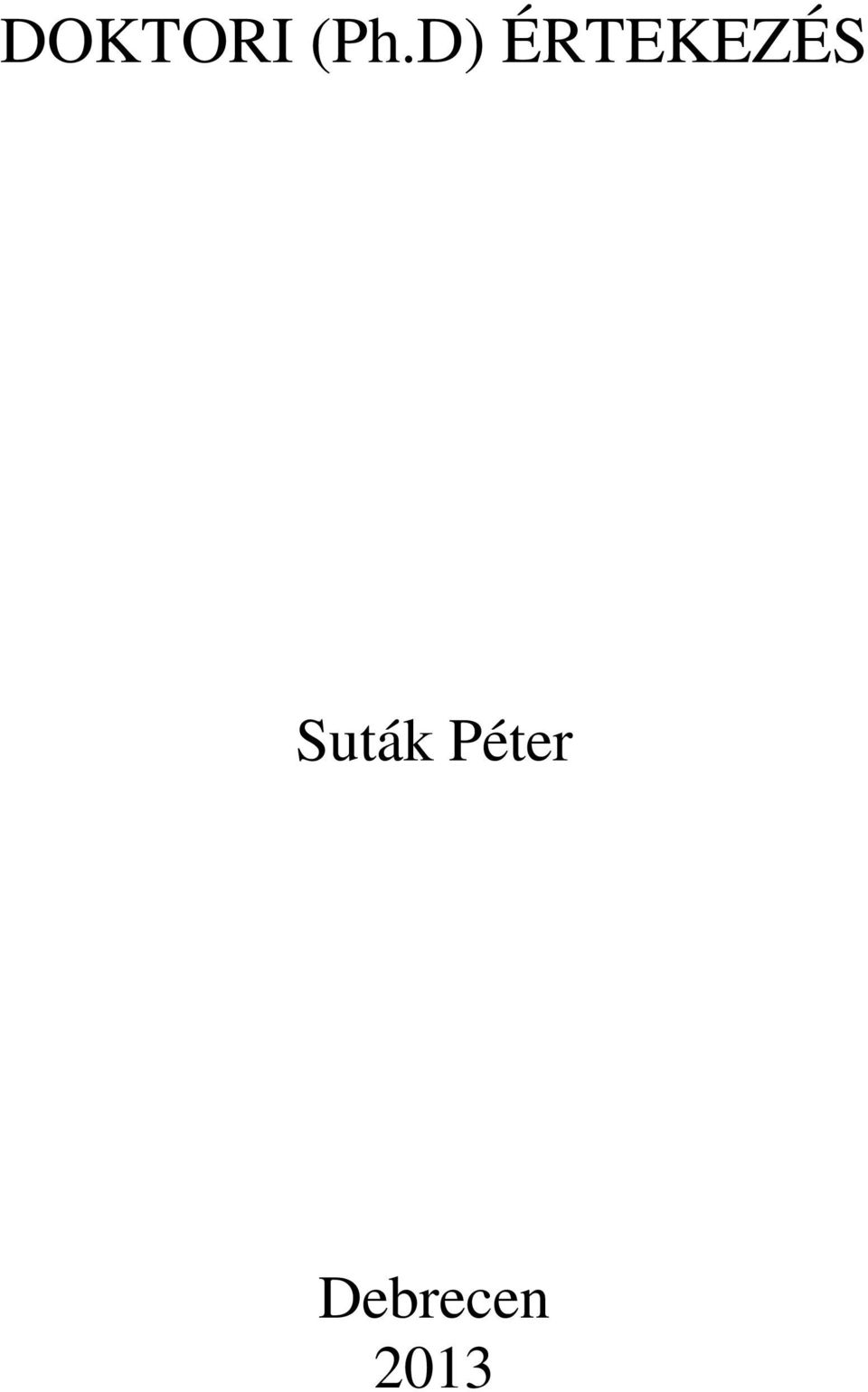 Suták Péter