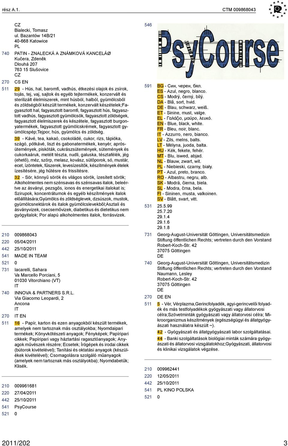 vaj, sajtok és egyéb tejtermékek, konzervált és sterilizált élelmiszerek, mint húsból, halból, gyümölcsből és zöldségből készült termékek, konzervált készételek;fagyasztott hal, fagyasztott baromfi,