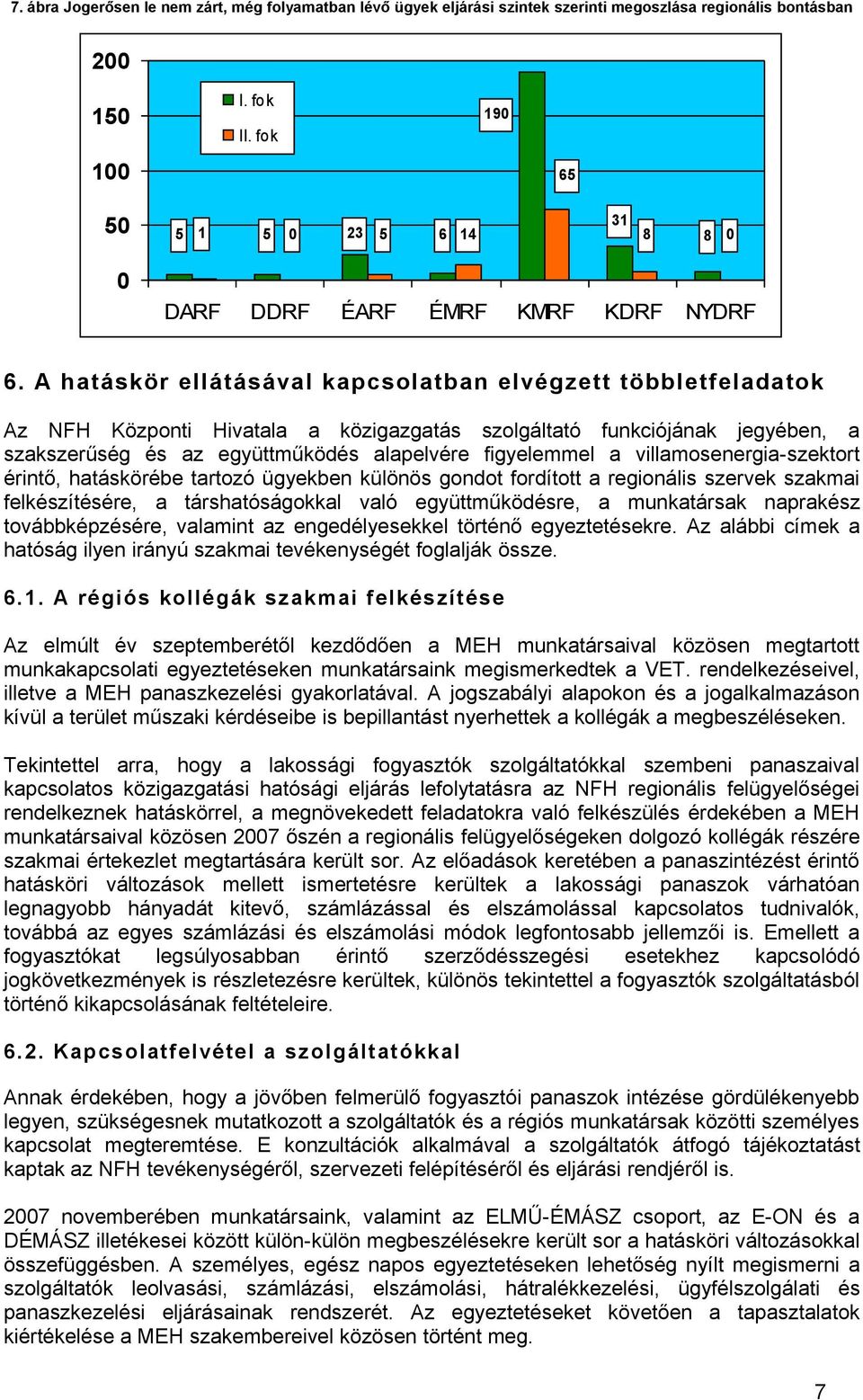 A hatáskör ellátásával kapcsolatban elvégzett többletfeladatok Az NFH Központi Hivatala a közigazgatás szolgáltató funkciójának jegyében, a szakszerűség és az együttműködés alapelvére figyelemmel a