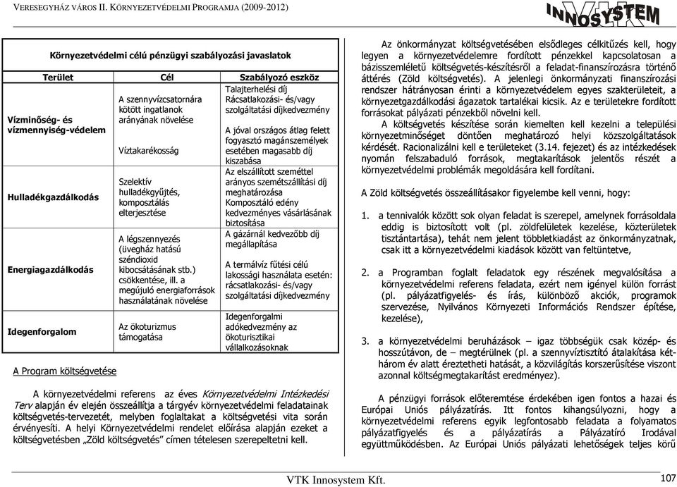 elterjesztése A légszennyezés (üvegház hatású széndioxid kibocsátásának stb.) csökkentése, ill.