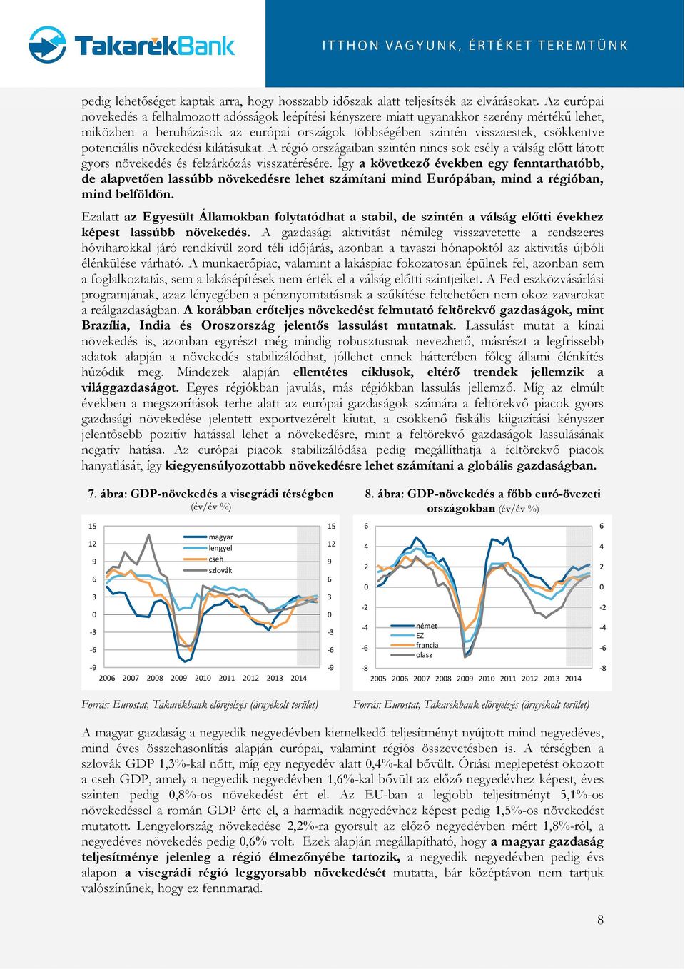 potenciális növekedési kilátásukat. A régió országaiban szintén nincs sok esély a válság előtt látott gyors növekedés és felzárkózás visszatérésére.