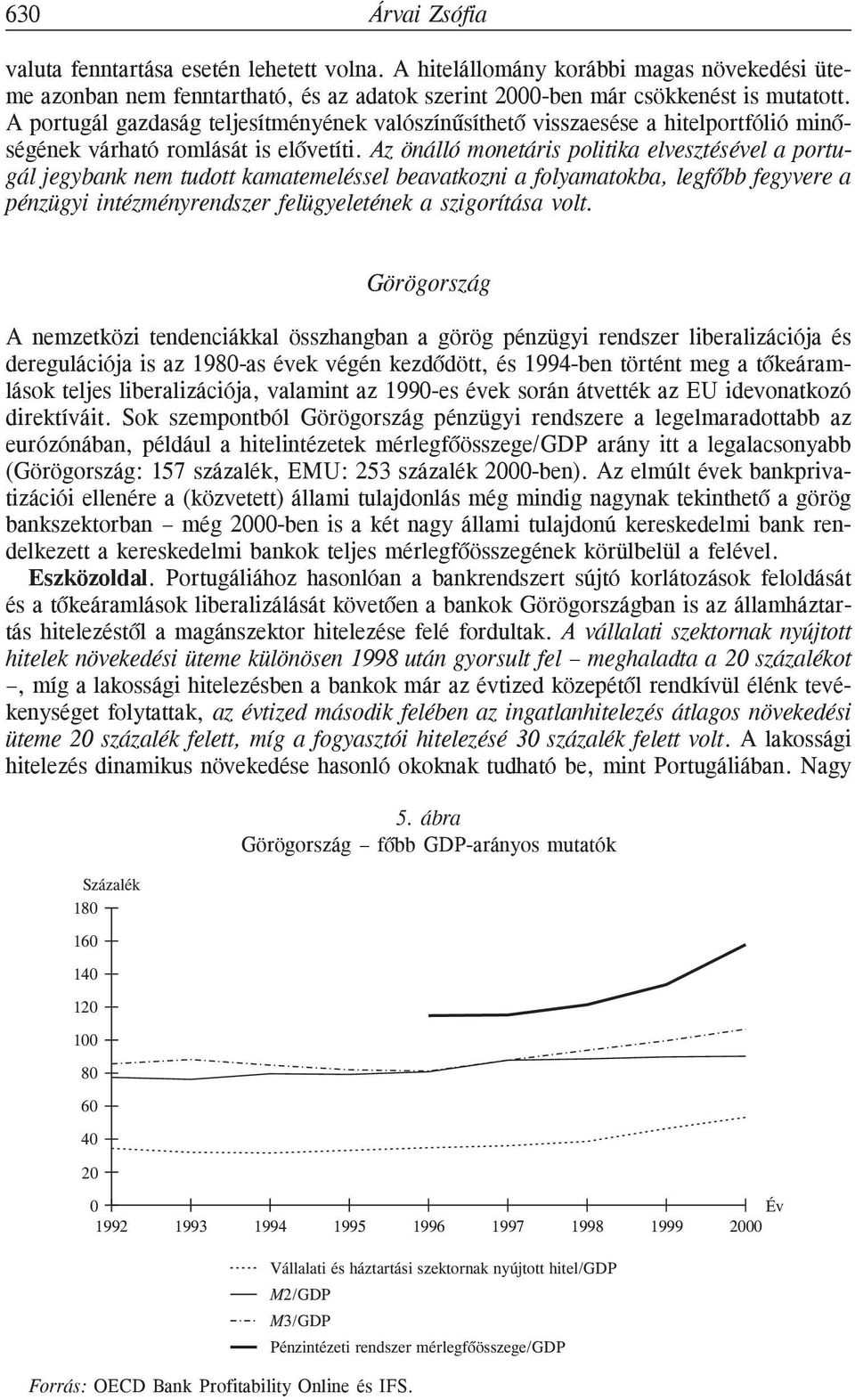 Az önálló monetáris politika elvesztésével a portugál jegybank nem tudott kamatemeléssel beavatkozni a folyamatokba, legfõbb fegyvere a pénzügyi intézményrendszer felügyeletének a szigorítása volt.