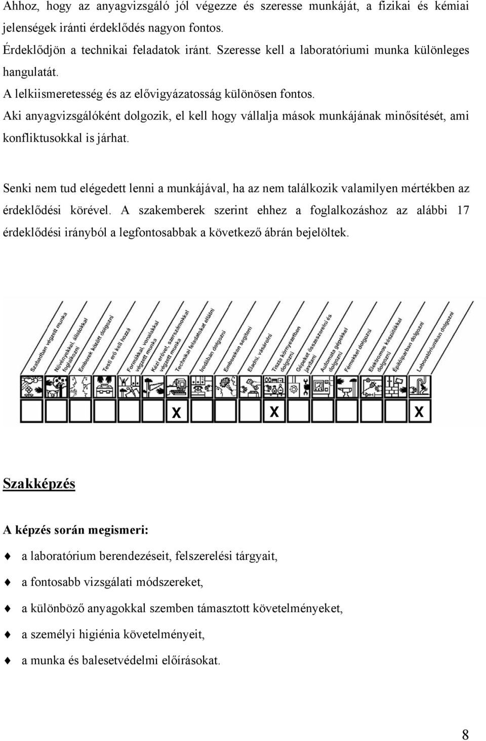 Aki anyagvizsgálóként dolgozik, el kell hogy vállalja mások munkájának minősítését, ami konfliktusokkal is járhat.