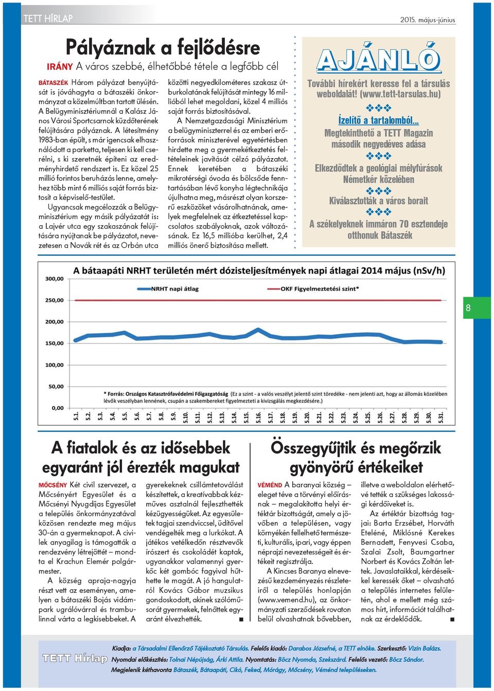 A létesítmény 1983-ban épült, s már igencsak elhasználódott a parketta, teljesen ki kell cserélni, s ki szeretnék építeni az eredményhirdetõ rendszert is.