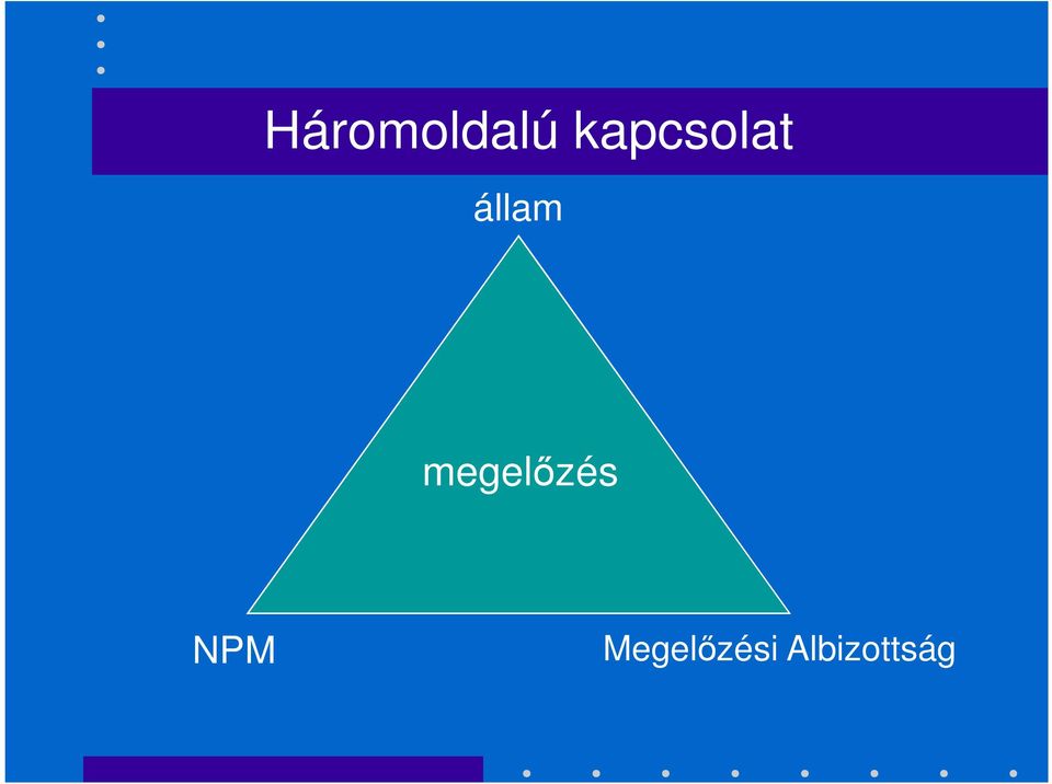 megelőzés NPM