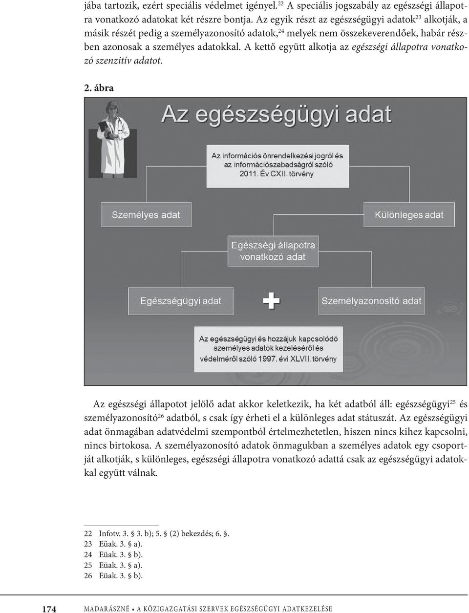 A kettő együtt alkotja az egészségi állapotra vonatkozó szenzitív adatot. 2.