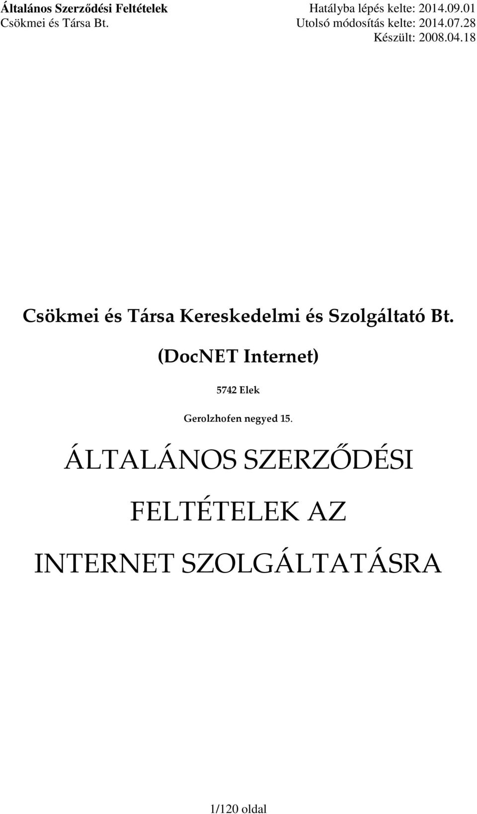 (DocNET Internet) 5742 Elek Gerolzhofen