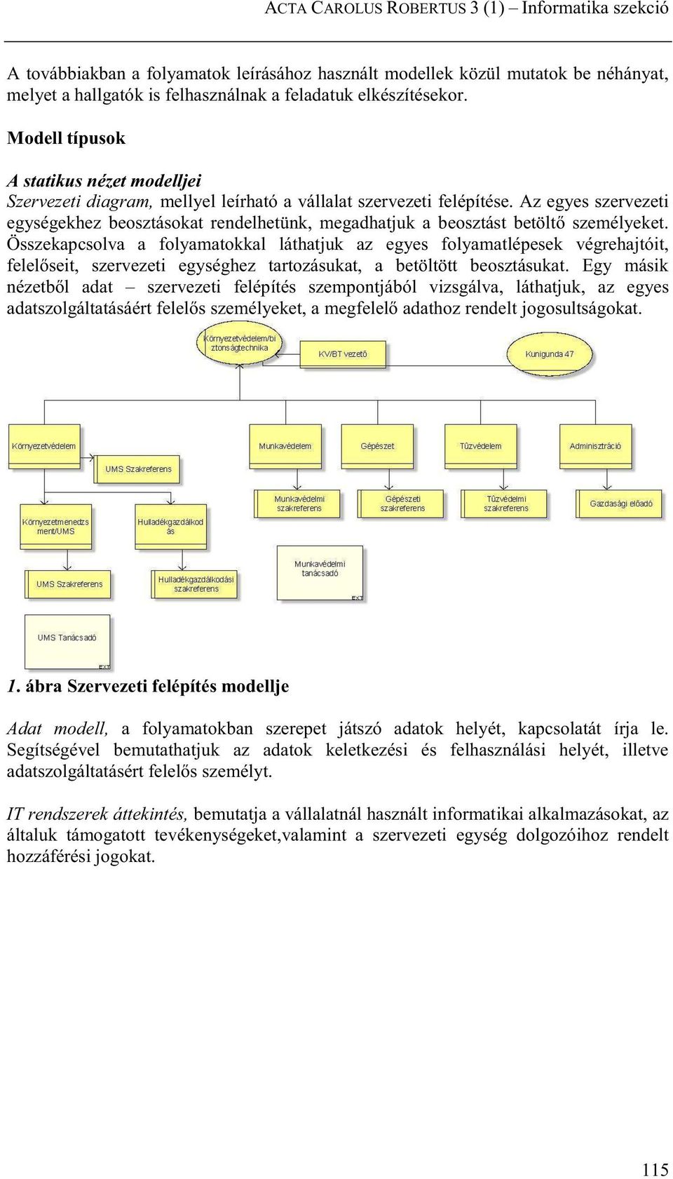 Az egyes szervezeti egységekhez beosztásokat rendelhetünk, megadhatjuk a beosztást betöltő személyeket.