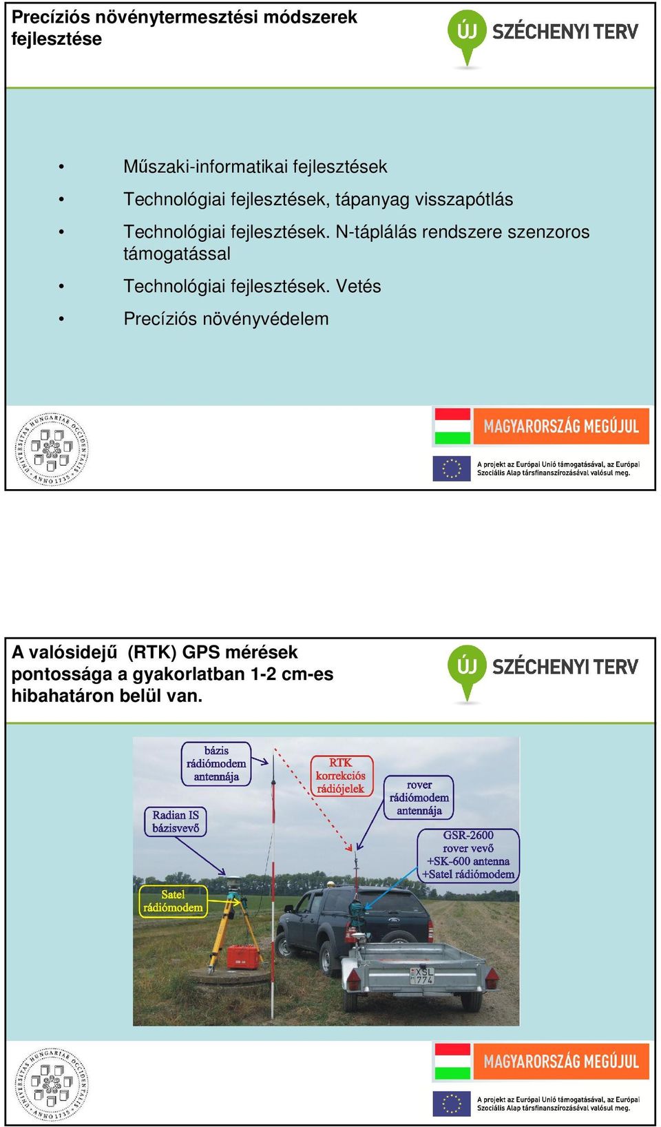 N-táplálás rendszere szenzoros támogatással Technológiai fejlesztések.