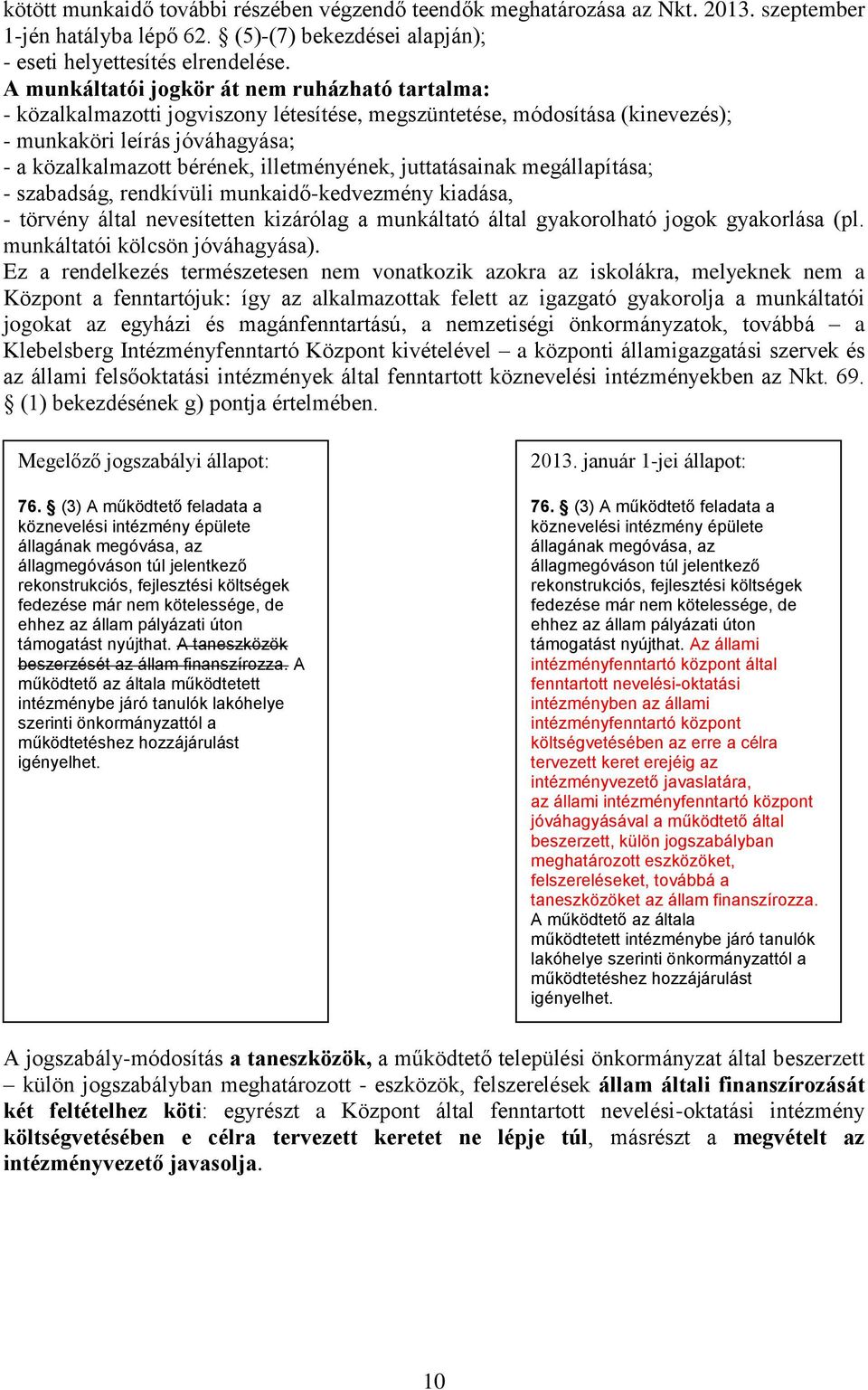 illetményének, juttatásainak megállapítása; - szabadság, rendkívüli munkaidő-kedvezmény kiadása, - törvény által nevesítetten kizárólag a munkáltató által gyakorolható jogok gyakorlása (pl.