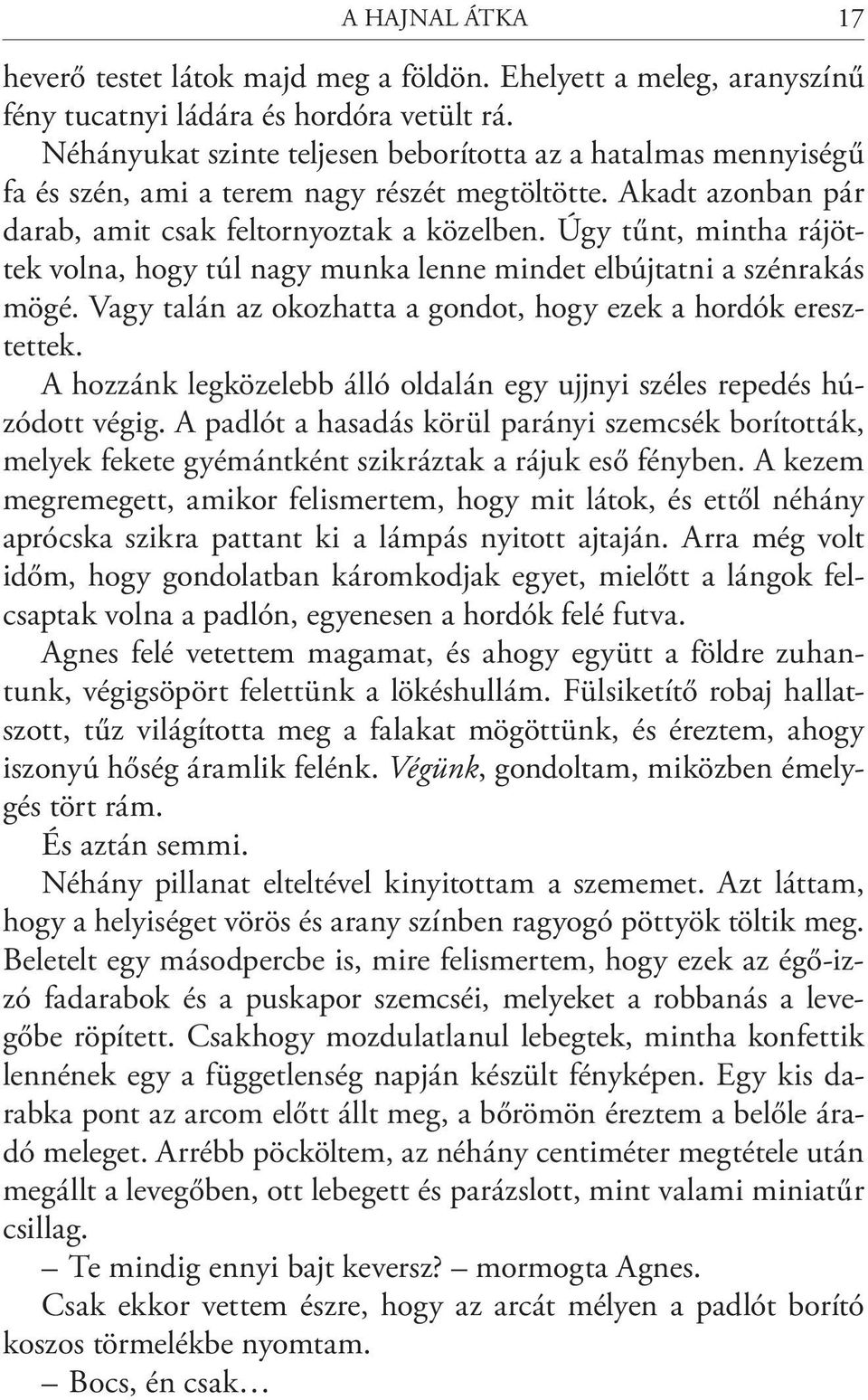 Úgy tűnt, mintha rájöttek volna, hogy túl nagy munka lenne mindet elbújtatni a szénrakás mögé. Vagy talán az okozhatta a gondot, hogy ezek a hordók eresztettek.