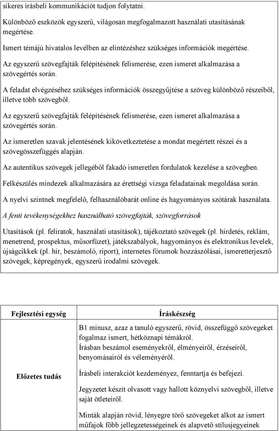 A feladat elvégzéséhez szükséges információk összegyűjtése a szöveg különböző részeiből, illetve több szövegből.