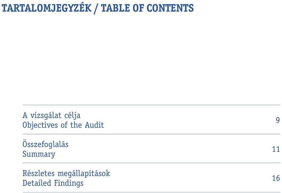 Audit Összefoglalás Summary Részletes