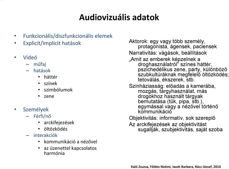 droghasználatról színes háttér, pszichedélikus zene, party, különböző szubkultúráknak megfelelő öltözködés; tetoválás, ékszerek, stb.