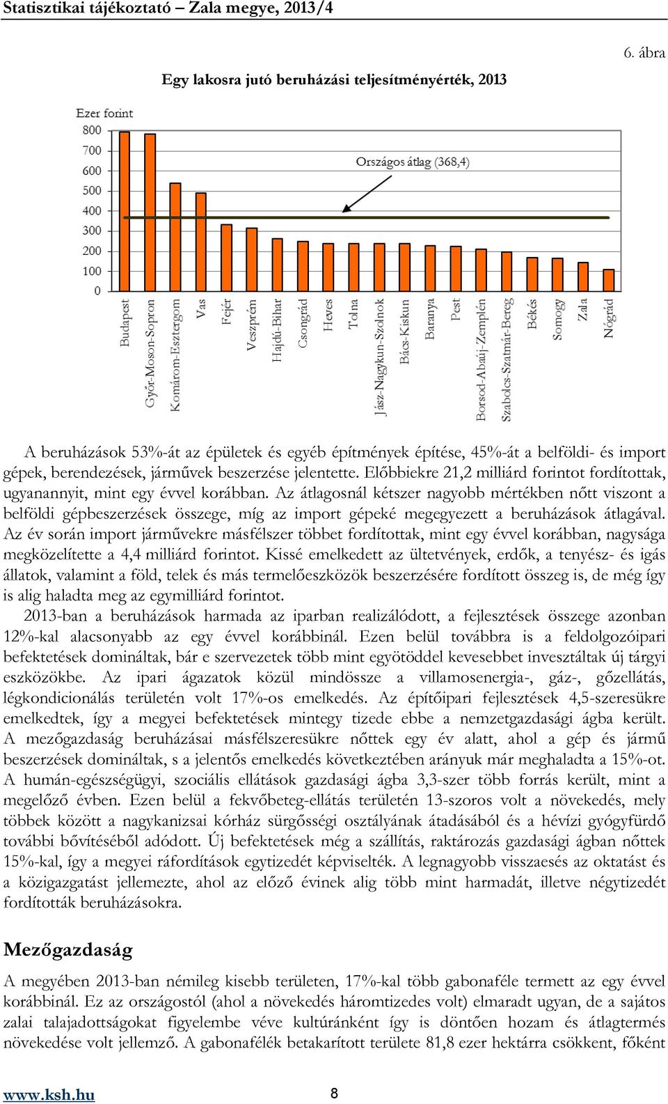 Előbbiekre 21,2 milliárd forintot fordítottak, ugyanannyit, mint egy évvel korábban.