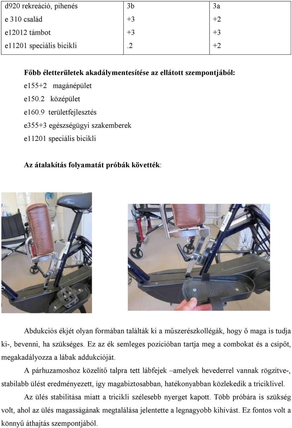 ki-, bevenni, ha szükséges. Ez az ék semleges pozícióban tartja meg a combokat és a csípőt, megakadályozza a lábak addukcióját.