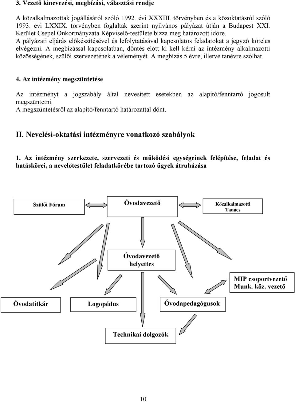 A pályázati eljárás előkészítésével és lefolytatásával kapcsolatos feladatokat a jegyző köteles elvégezni.