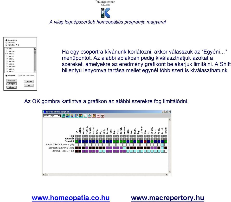 grafikont be akarjuk limitálni.