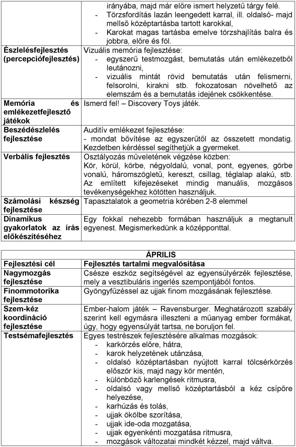 oldalsó- majd mellső középtartásba tartott karokkal, - Karokat magas tartásba emelve törzshajlítás balra és jobbra, előre és föl.