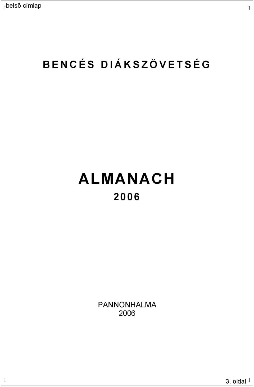 ALMANACH 2006