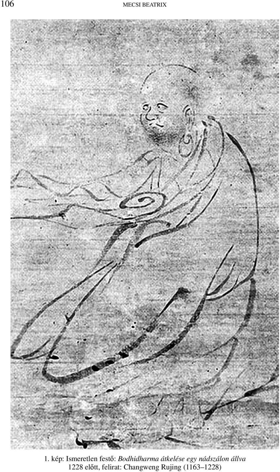 Bodhidharma átkelése egy