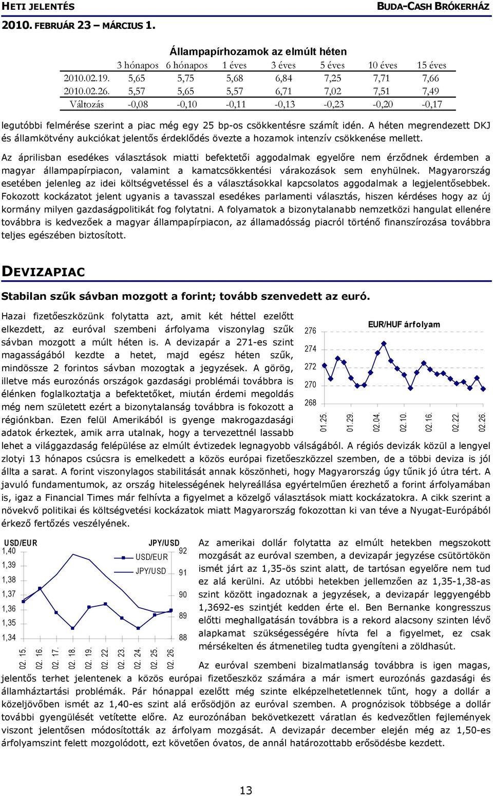 A héten megrendezett DKJ és államkötvény aukciókat jelentős érdeklődés övezte a hozamok intenzív csökkenése mellett.