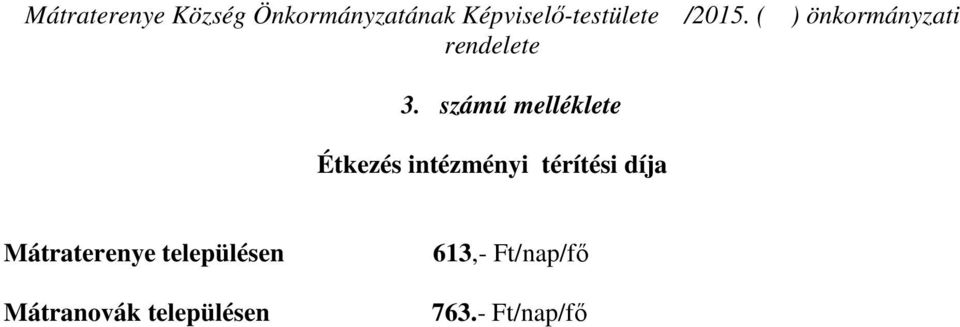 ( ) önkormányzati rendelete 3.