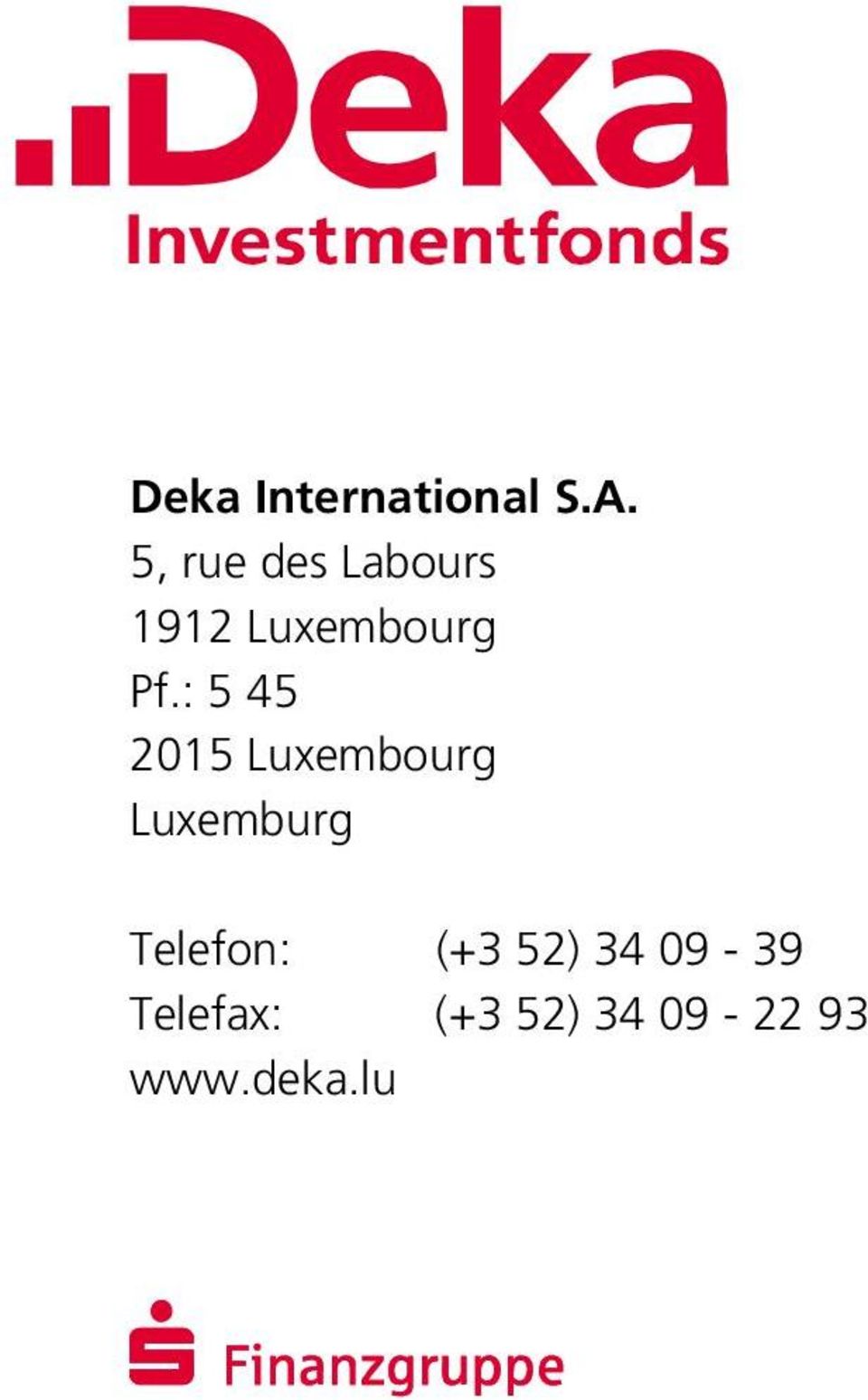 : 5 45 2015 Luxembourg Luxemburg