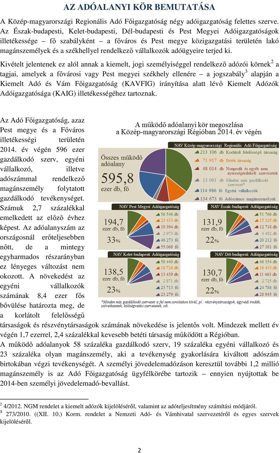 rendelkező vállalkozók adóügyeire terjed ki.