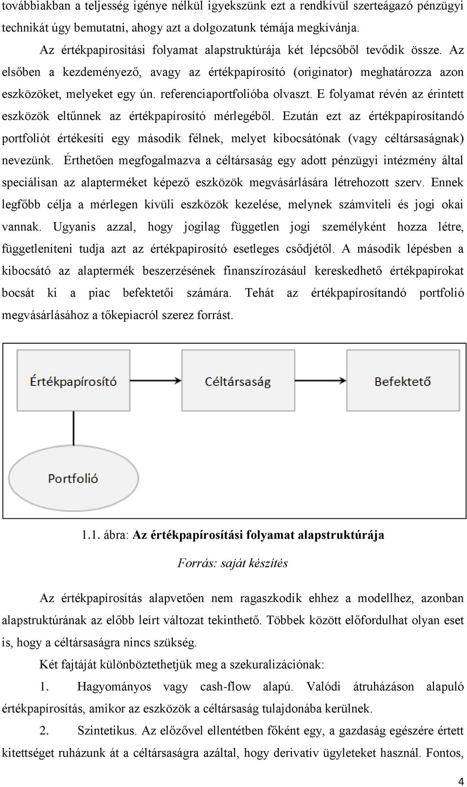 referenciaportfolióba olvaszt. E folyamat révén az érintett eszközök eltűnnek az értékpapírosító mérlegéből.