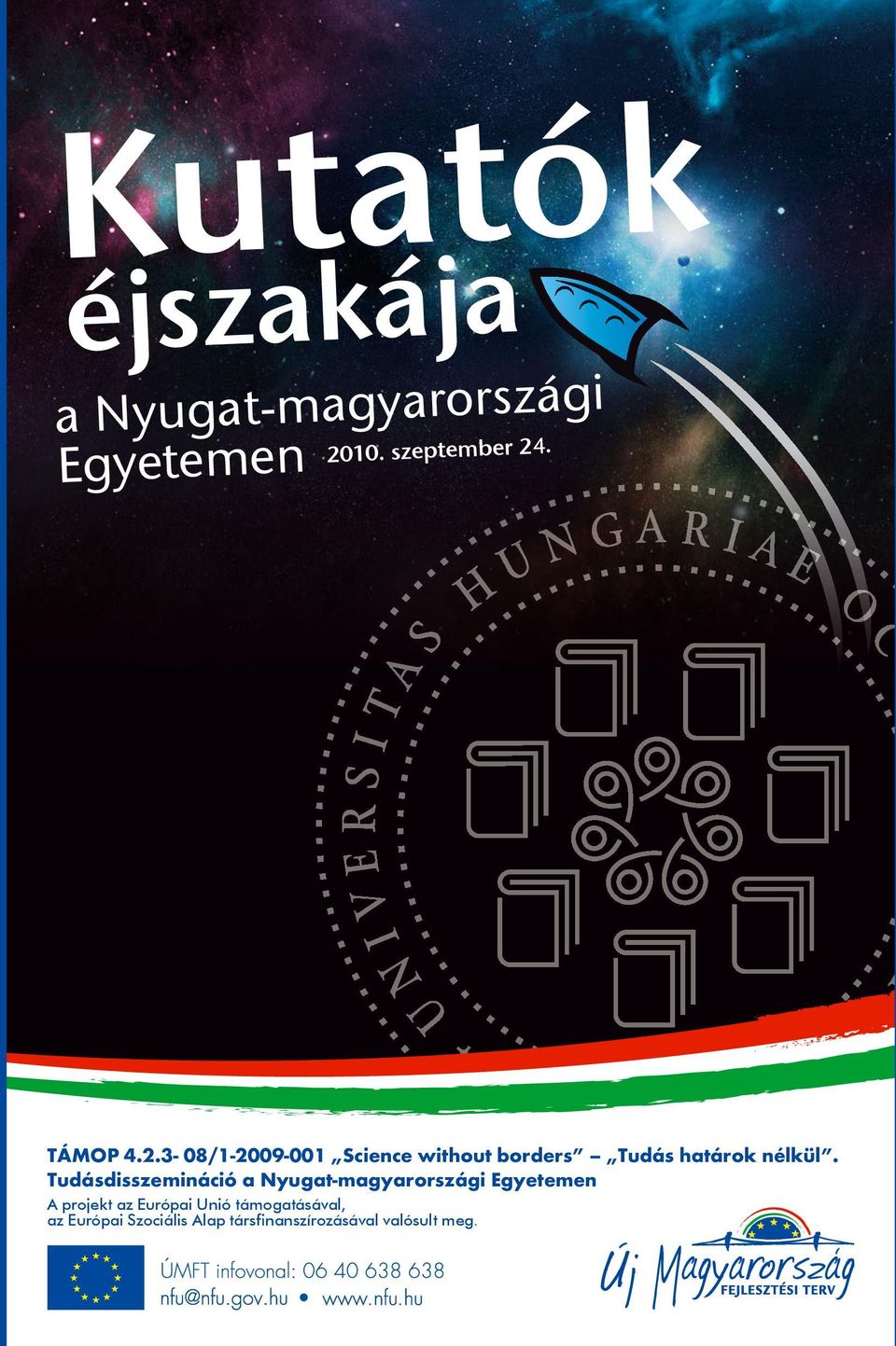 Tudásdsszemnácó a Nyugat-magyarország Egyetemen A projekt az Európa Unó