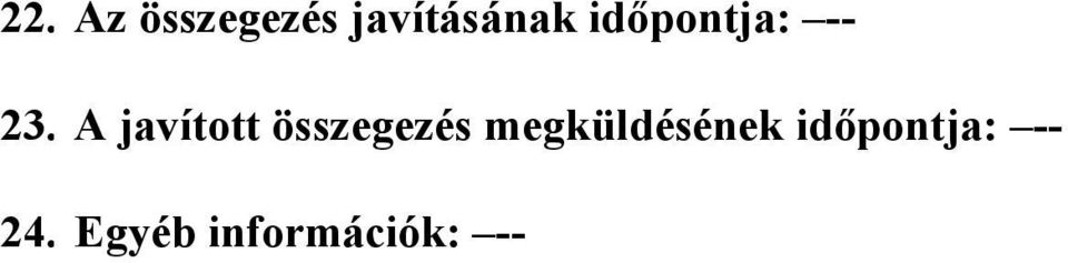 A javított összegezés