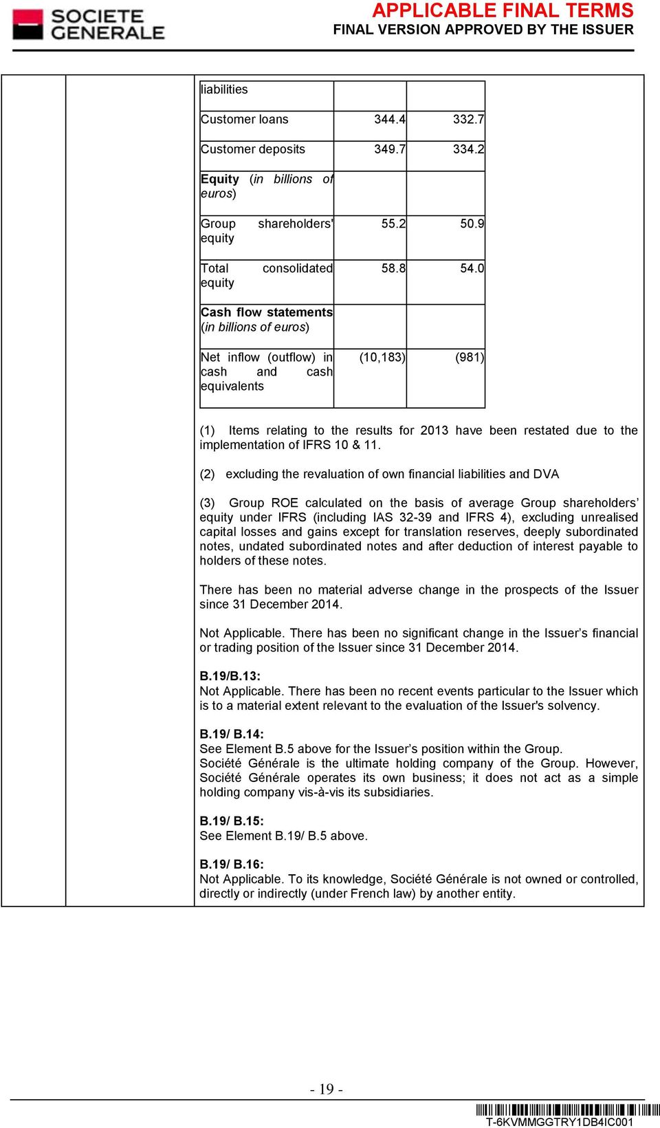 of IFRS 10 & 11.